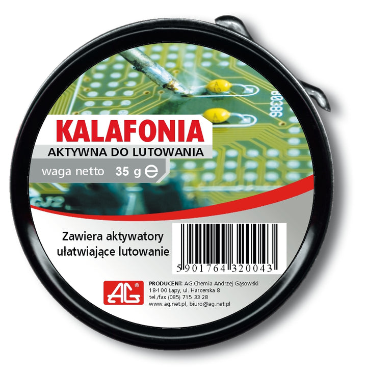 Colofonia activa con activadores de soldadura 35/40g