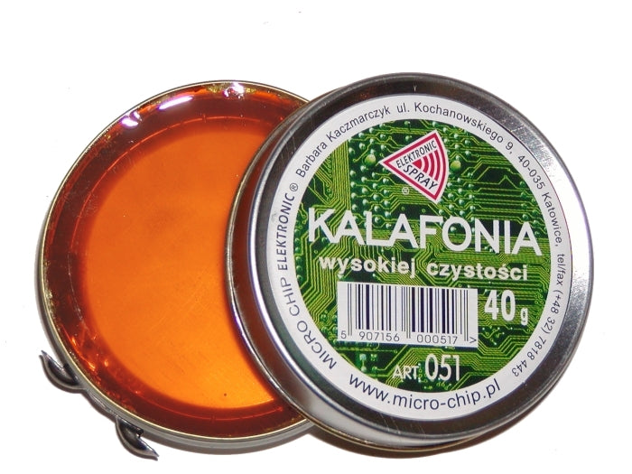 Colofonia activa con activadores de soldadura 35/40g