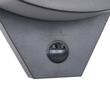 Lâmpada LED com sensor de movimento infravermelho MCE290 GR 800lm 10W IP54 Maclean Energy cinza