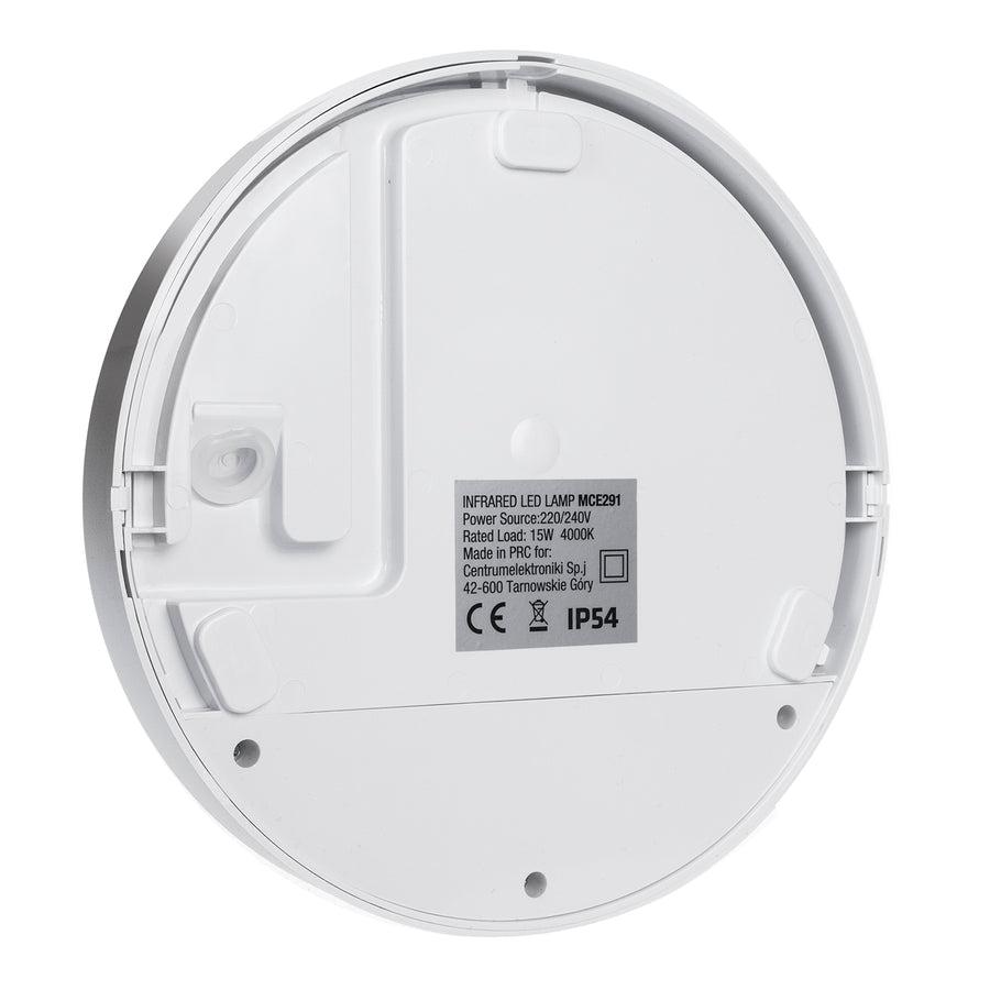 Lâmpada LED com sensor de movimento infravermelho MCE291 W 1100lm 15W IP54 Maclean Energy branco