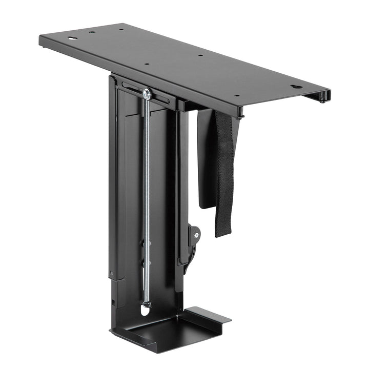 Soporte para montaje vertical del ordenador debajo del escritorio ajustable máx. 10kg negro Maclean MC-885 B