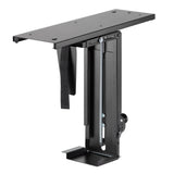 Suporte de montagem vertical para computador sob a mesa ajustável máx. 10kg Maclean MC-885 B preto