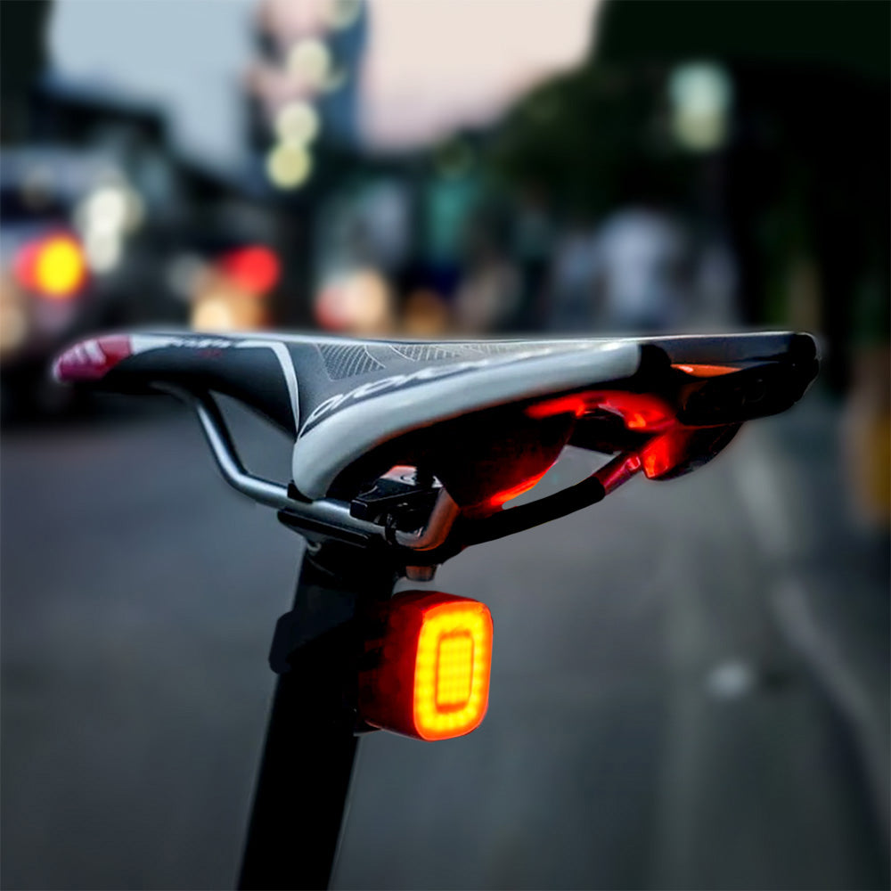 Luz traseira LED para bicicleta 37x37x16mm Maclean MCE355