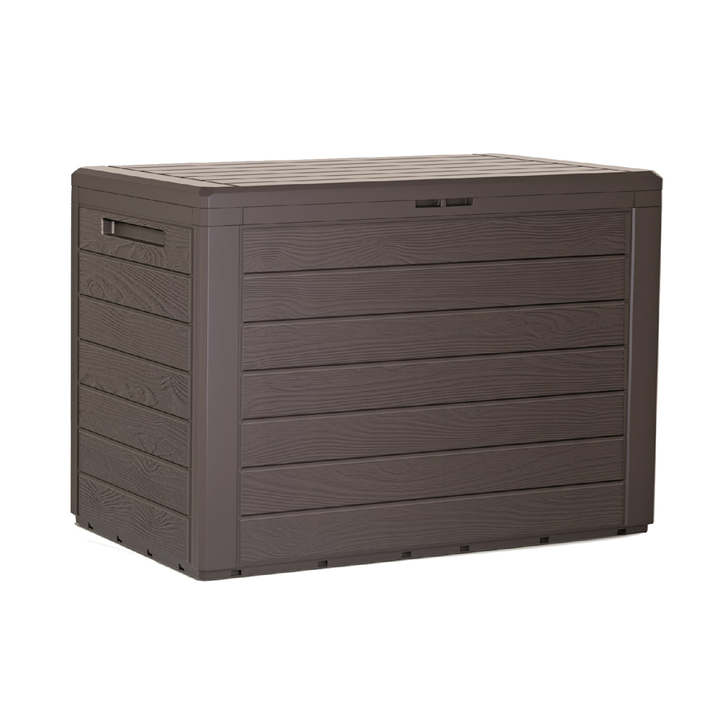 Baú de armazenamento de jardim Woodebox 190L MBWL190-440U - âmbar