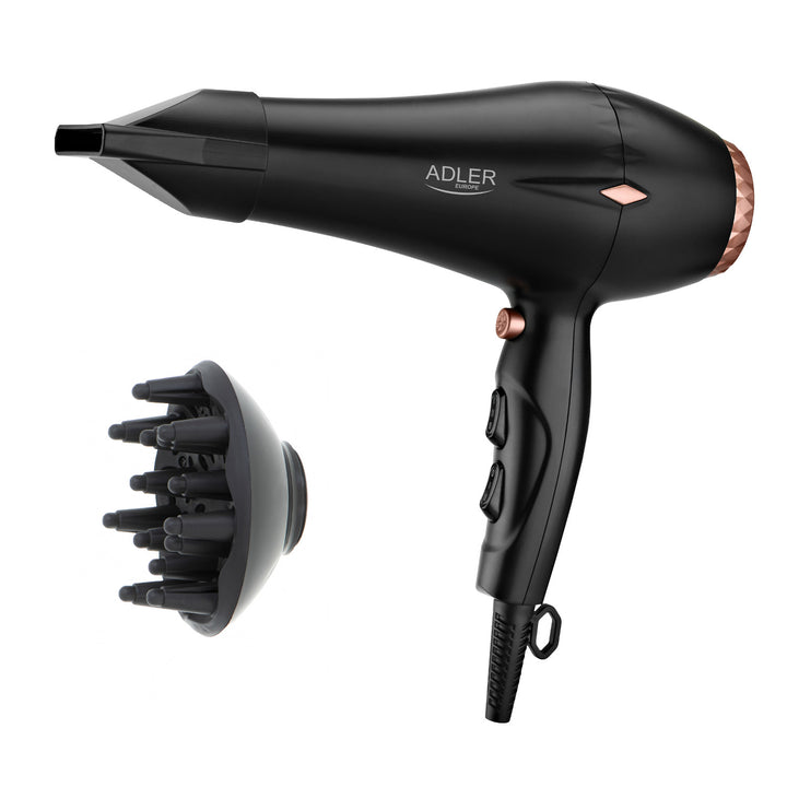 Adler AD 2244 Secador de cabelo 2000 W com difusor ION