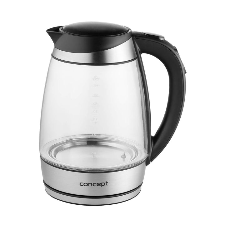 Chaleira elétrica de vidro 1.7L com temperatura controlada Concept RK4120