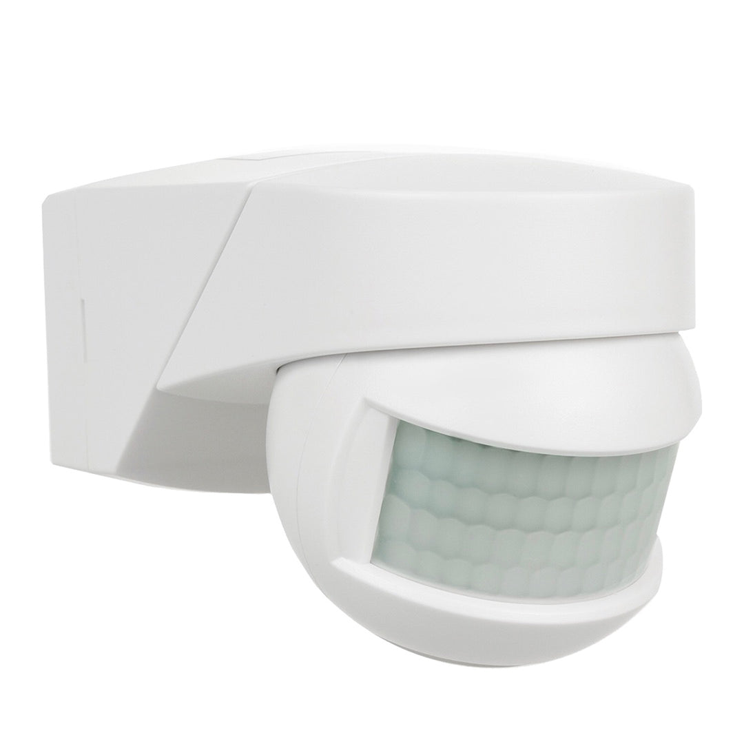 Sensor de movimiento crepuscular de pared 180 ° + 360 ° 2000W Maclean Energy MCE295 blanco