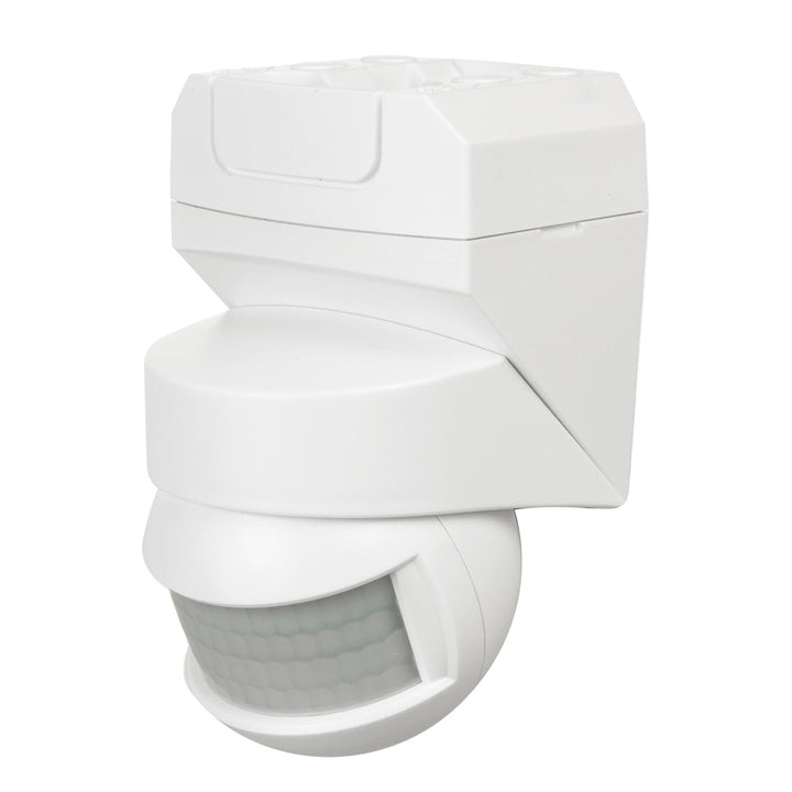 Sensor de movimiento crepuscular de pared 180 ° + 360 ° 2000W Maclean Energy MCE295 blanco