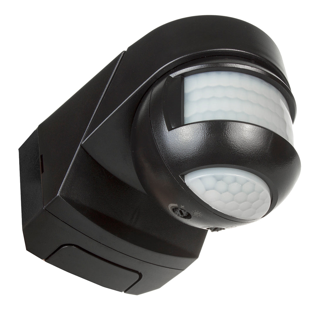 Sensor de movimento crepuscular de parede 180° + 360° 2000W Maclean Energy MCE295 preto