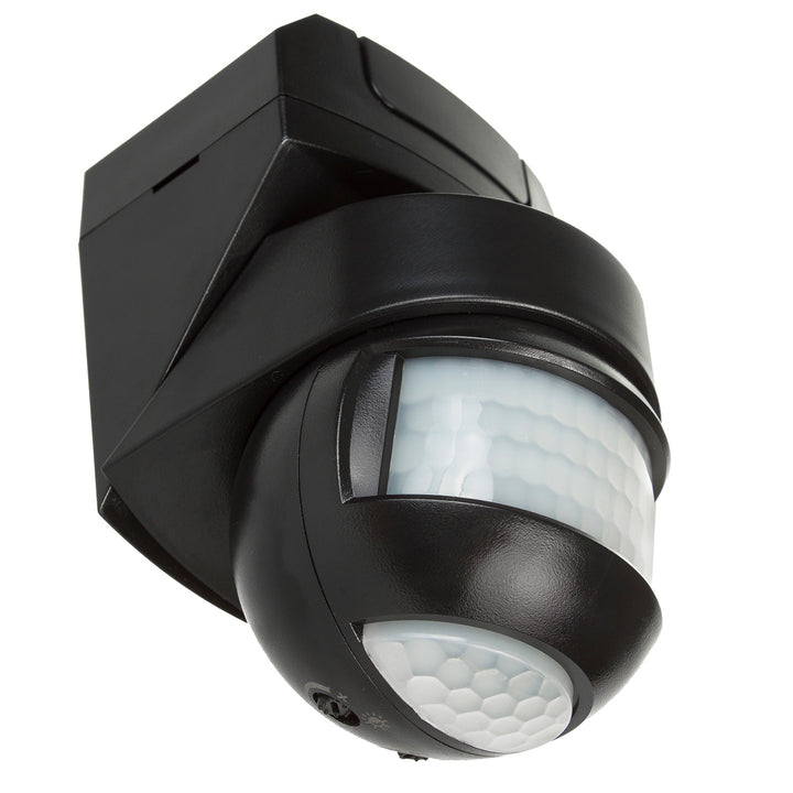 Sensor de movimiento crepuscular de pared 180 ° + 360 ° 2000W Maclean Energy MCE295 negro