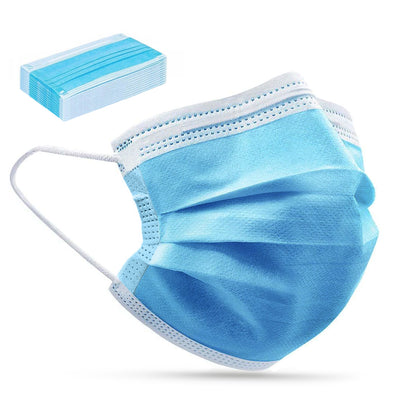 Conjunto de máscaras médicas de 10 peças em azul CE EN 14683: 2019 Promedix PR-280 BFE> 98%