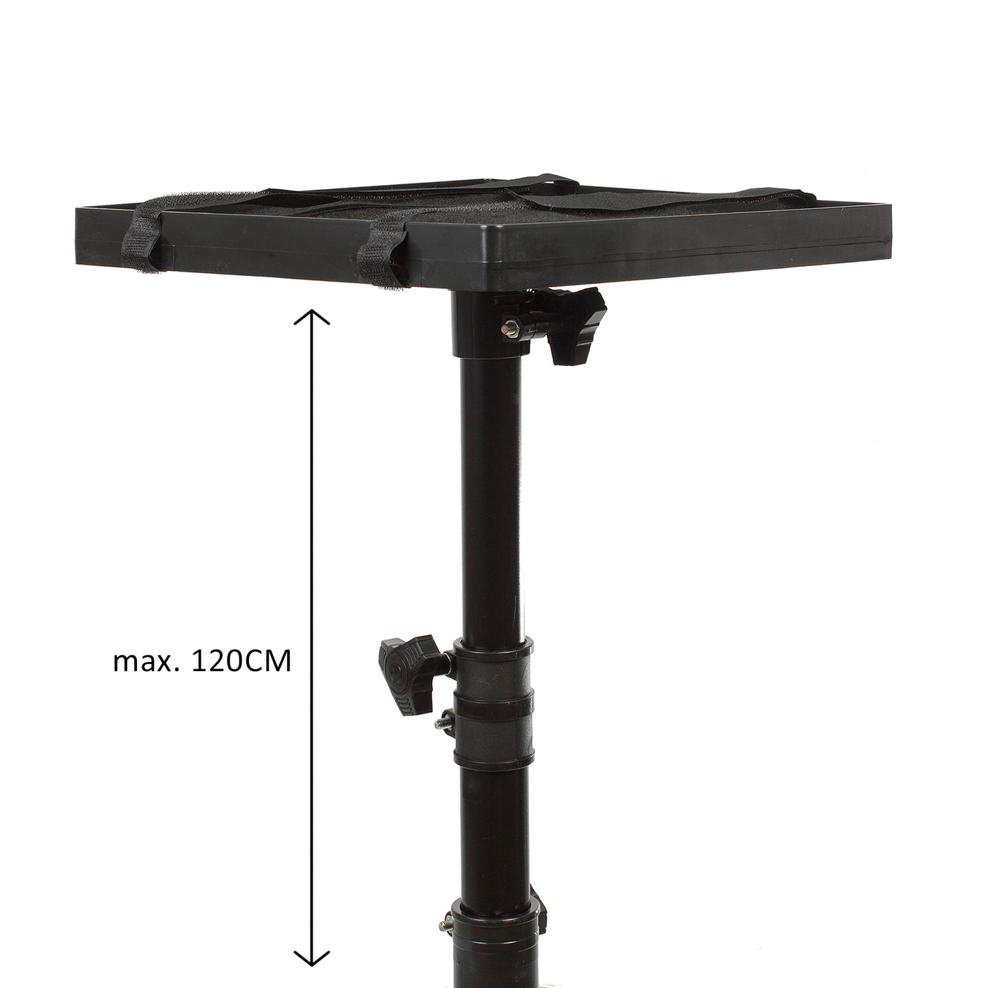 Soporte portátil para proyector fabricado en acero, regulable en altura de 1,2 m Maclean MC-920