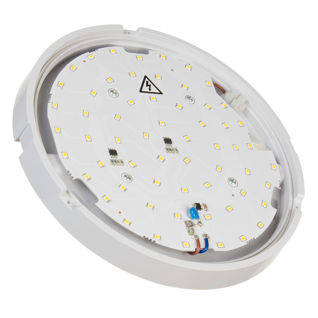 MCE342 W 1100lm 15W IP54 Maclean Energy Lámpara LED de pared y techo, color blanco natural (4000K)