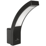 Candeeiro de fachada LED MCE343 B 800lm 10W IP54 Maclean Energy preto, branco natural (4000K)