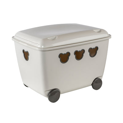Caixa de brinquedo com rodas BranQ Teddy Bear 55L