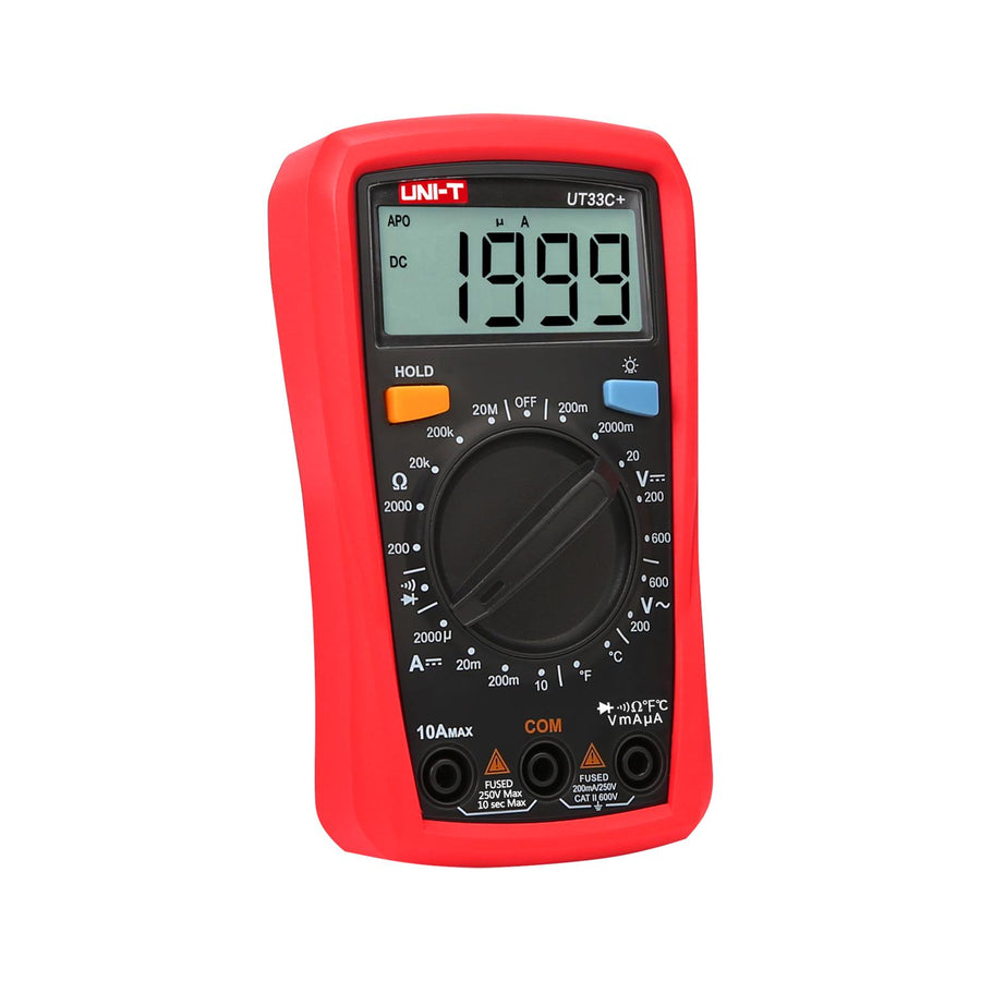 Medidor Universal Uni-T UT33C + Medição de Temperatura