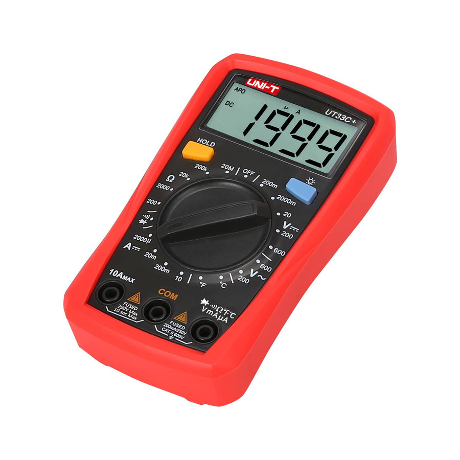 Medidor Universal Uni-T UT33C + Medição de Temperatura