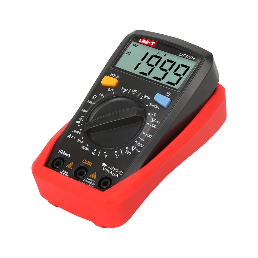 Medidor Universal Uni-T UT33C + Medição de Temperatura