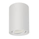 Foco de techo orientable con casquillo GU10 para lámparas LED y halógenas hasta 40W para montaje en superficie, blanco, 80x115mm, aluminio MCE422 W