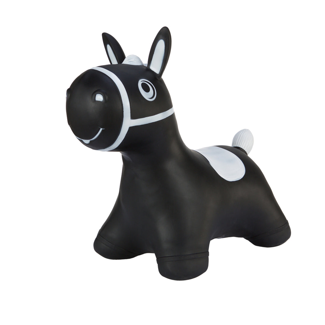 Juguete hinchable para saltar y jugar para niños mayores de 1 año, caballo cosado, bomba de aire incluida