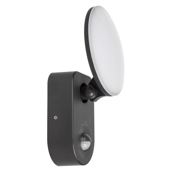 Aplique LED con sensor de movimiento PIR, sensor crepuscular, aplique para exterior, aplique para pared Iluminación interior / exterior IP65 4000K blanco neutro 15W, 1100lm Maclean MCE367