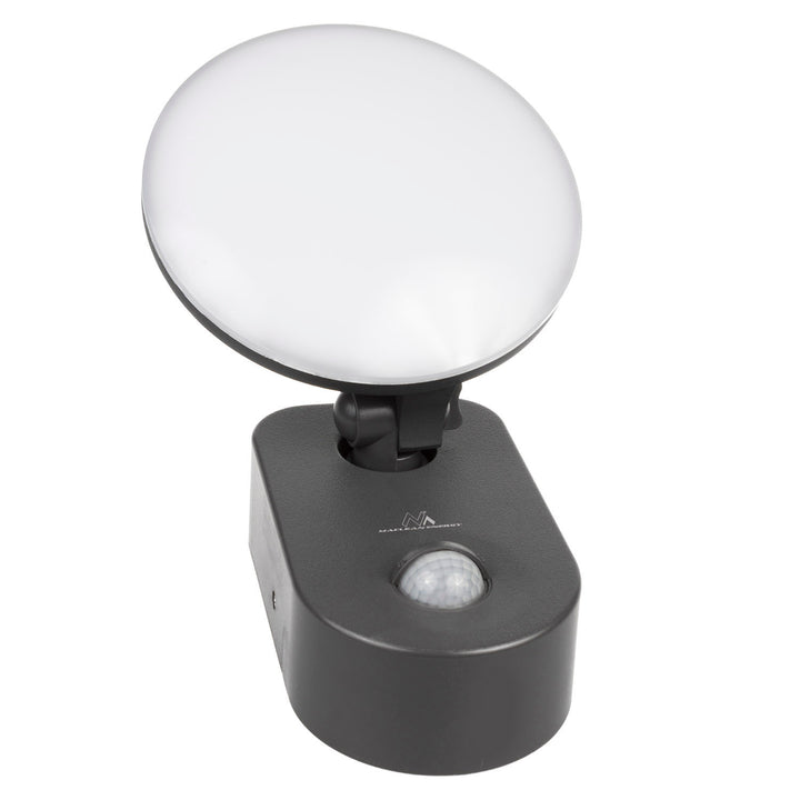 Aplique LED con sensor de movimiento PIR, sensor crepuscular, aplique para exterior, aplique para pared Iluminación interior / exterior IP65 4000K blanco neutro 15W, 1100lm Maclean MCE367