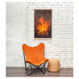 Aquecedor infravermelho - Painel de aquecimento flexível de 430 W com controlador TRIO Design 1 lareira, dimensões 100x57 cm