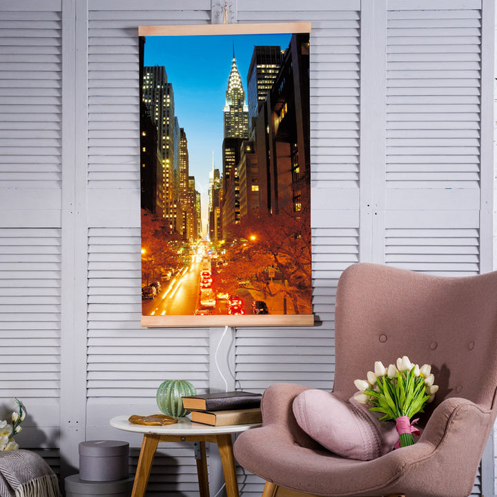 Fogão infravermelho - painel de aquecimento flexível 430W TRIO design 2 Manhattan, dimensões 100x57cm