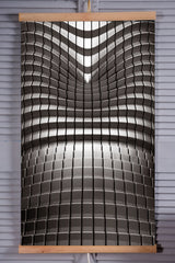 Aquecedor infravermelho - Painel de aquecimento flexível de 430 W com controlador TRIO, design abstrato 7, dimensões 100 x 57 cm