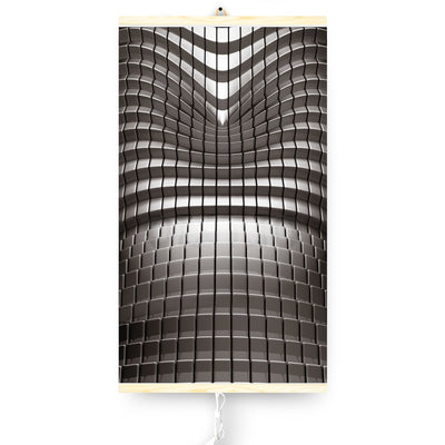 Calefactor infrarrojo - Panel calefactor flexible 430Wcon regulador TRIO Diseño 7 Abstracto, Dimensiones 100x57cm