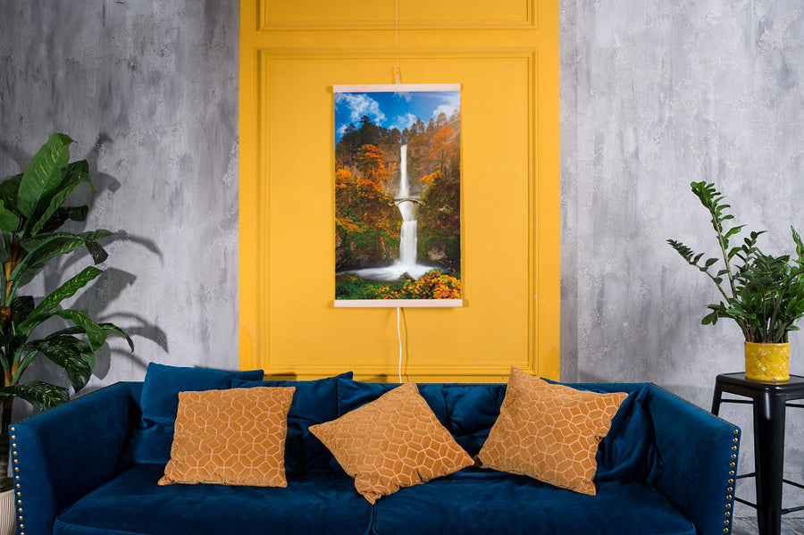 Calefactor infrarrojo - panel calefactor flexible 430W con regulador TRIO patrón 15 cascada, dimensiones 100x57cm