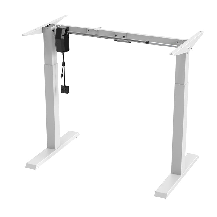 Mesa elétrica Ergo Office com altura regulável, altura máxima 123cm, altura máx. - 70 kg, sem placa, branco, ER-403W