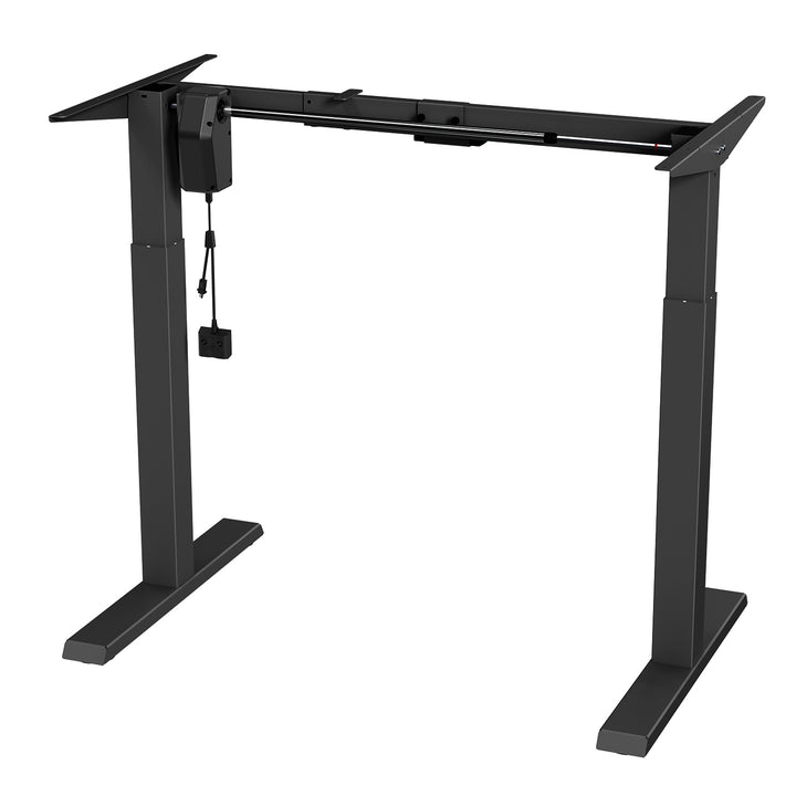 Mesa elétrica Ergo Office com altura regulável, altura máxima 123cm, altura máx. - 70 kg, sem prancha, preto, ER-403B