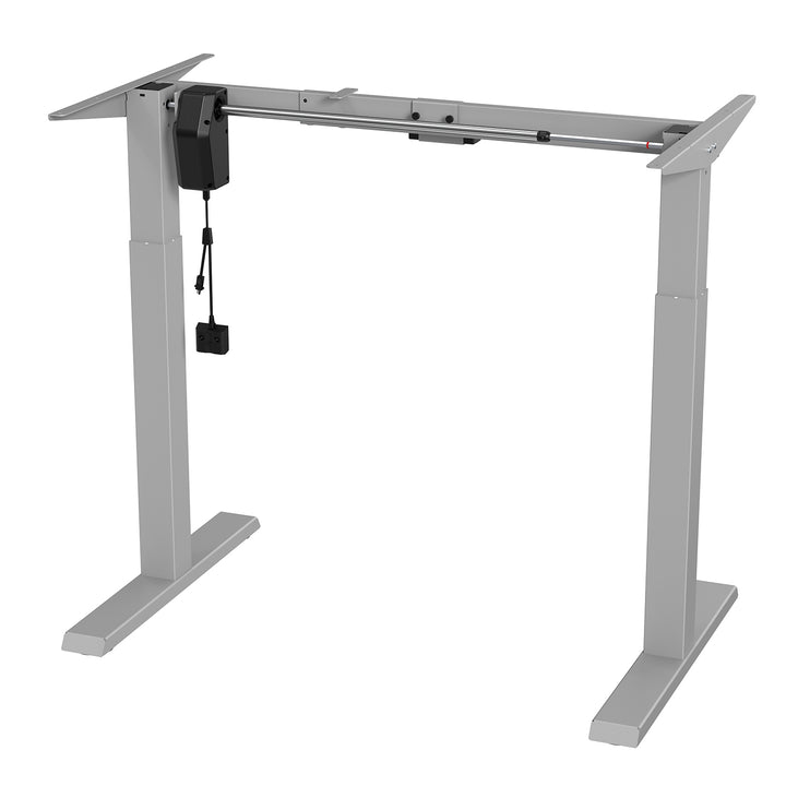 Mesa elétrica Ergo Office com altura regulável, máx. 123 cm, máx. - 70 kg, sem prancha, cinza, ER-403G