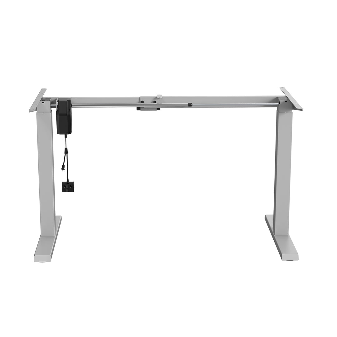 Mesa elétrica Ergo Office com altura regulável, máx. 123 cm, máx. - 70 kg, sem prancha, cinza, ER-403G