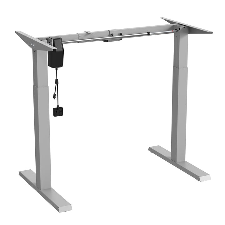 Mesa elétrica Ergo Office com altura regulável, máx. 123 cm, máx. - 70 kg, sem prancha, cinza, ER-403G