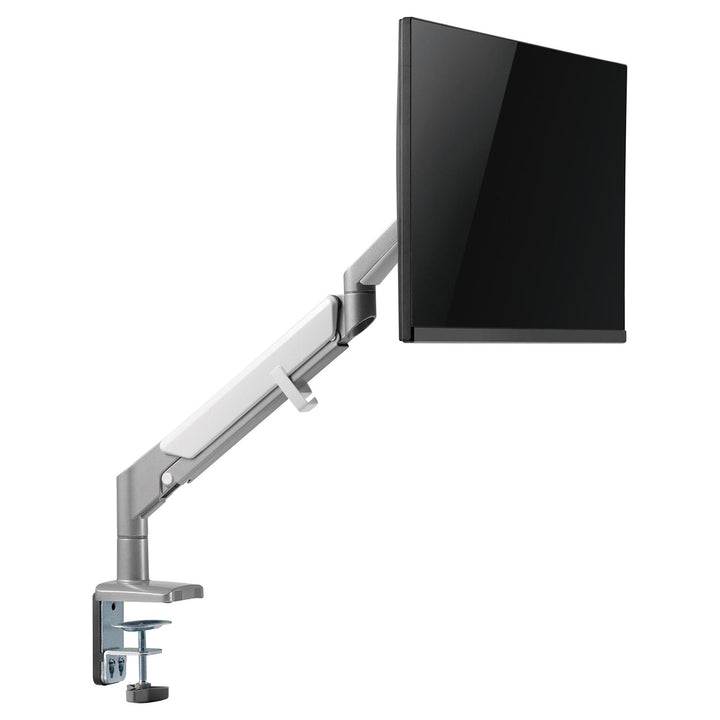 Suporte para monitor com mola a gás Suporte de mesa Braço do monitor Giratório Inclinação Gira 13"-32" até 9kg VESA 75x75 100x100 (Cinza)