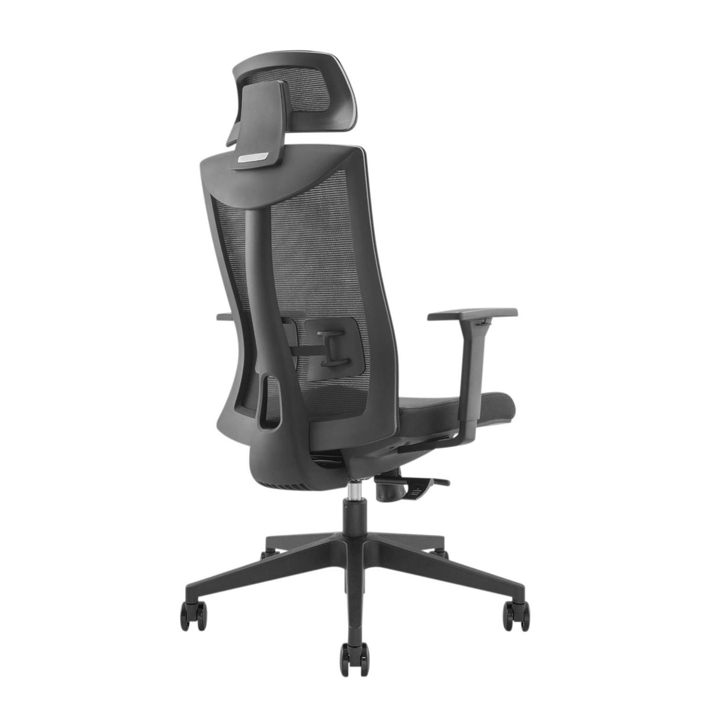 Silla de oficina ergonómica con ruedas y soporte lumbar, silla giratoria, regulable en altura, función de inclinación del respaldo Silla de escritorio, carga máxima 150 kg