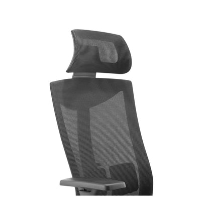 Silla de oficina ergonómica con ruedas y soporte lumbar, silla giratoria, regulable en altura, función de inclinación del respaldo Silla de escritorio, carga máxima 150 kg