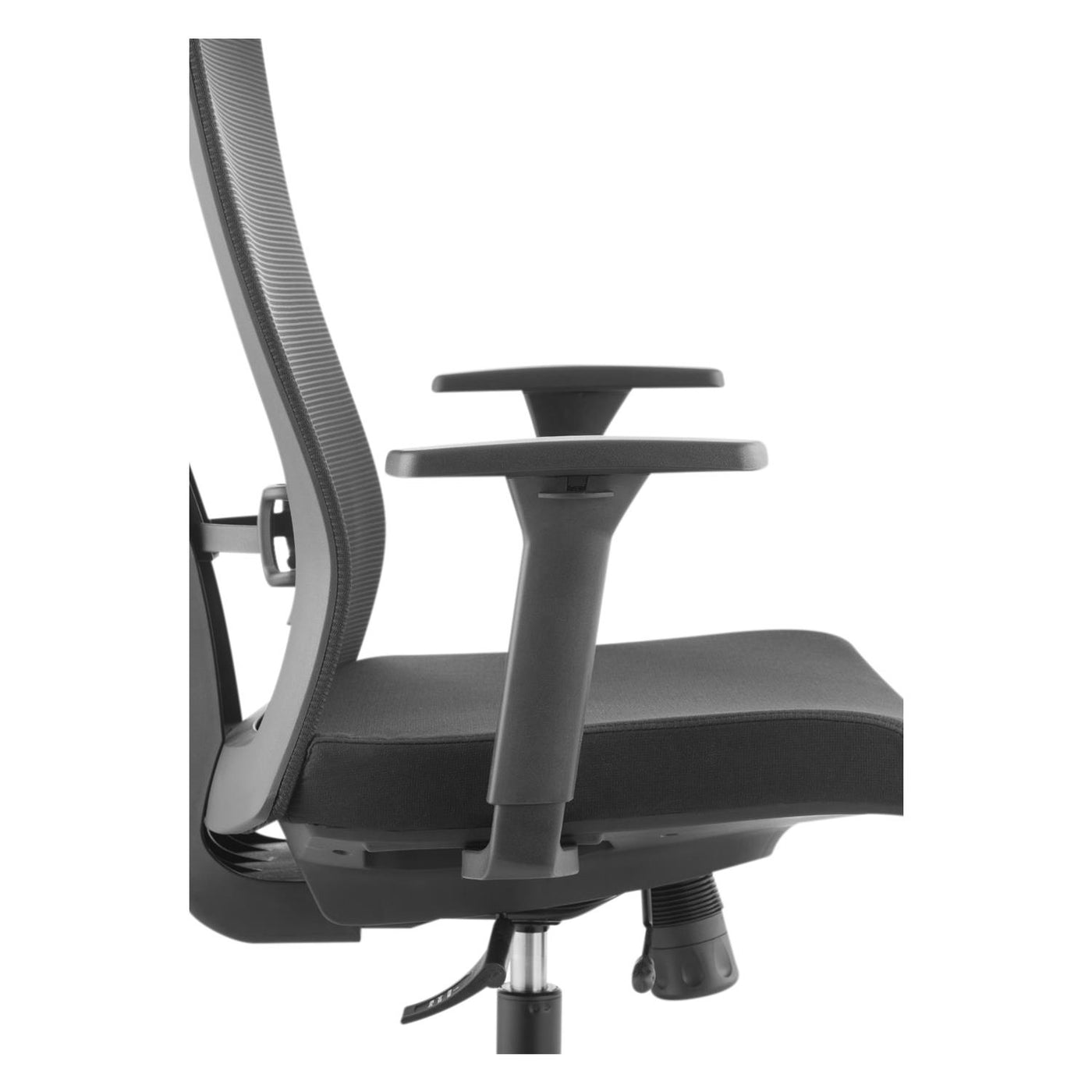 Silla de oficina ergonómica con ruedas y soporte lumbar, silla giratoria, regulable en altura, función de inclinación del respaldo Silla de escritorio, carga máxima 150 kg