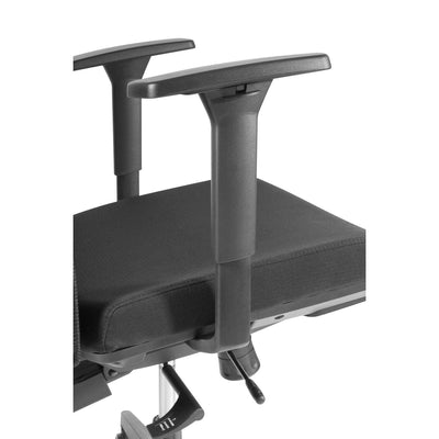 Silla de oficina ergonómica con ruedas y soporte lumbar, silla giratoria, regulable en altura, función de inclinación del respaldo Silla de escritorio, carga máxima 150 kg