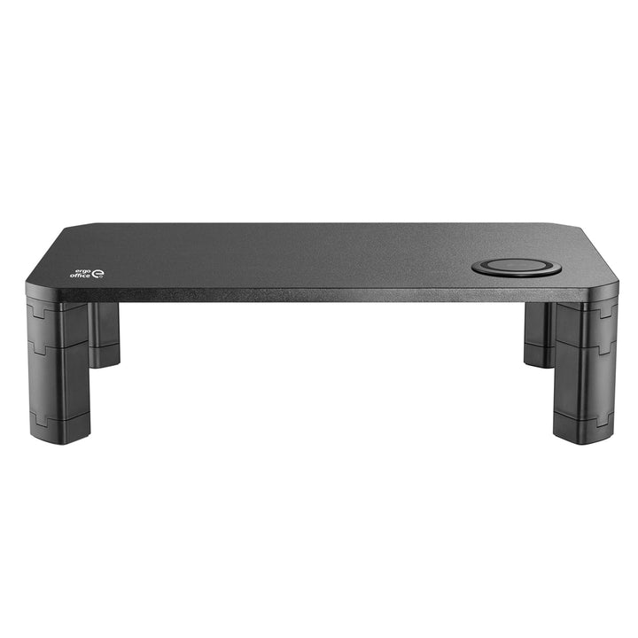 Soporte de pantalla ajustable en altura con soporte de monitor de carga inalámbrica Qi de 17"~32" hasta un máximo de 20 kg de carga por inducción