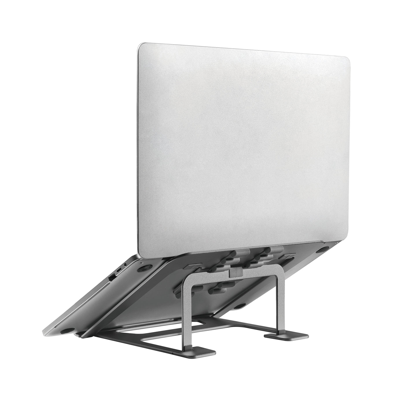 Ergo Office ER-416 G Soporte para portátil plegable ultrafino de aluminio ERGOOFFICE.EU , gris, se adapta a portátiles de 11-15'', ER-416 G
