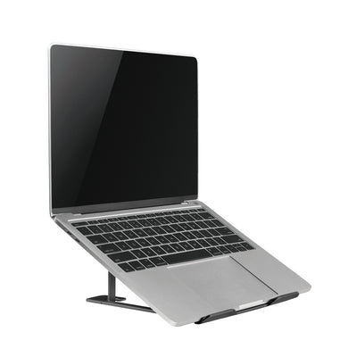 Ergo Office ER-416 B Suporte dobrável para laptop de alumínio ERGOOFFICE.EU, preto, adequado para laptops de 11 a 15 '', ER-416 B