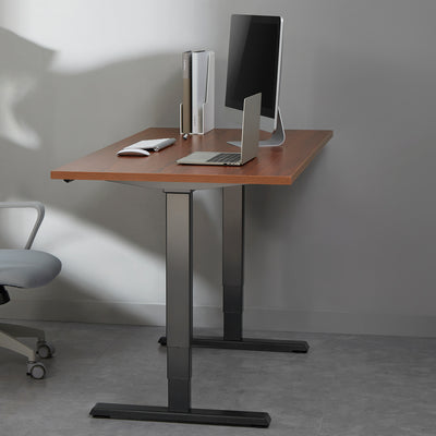 Escritorio eléctrico Ergo Office sin tablero, para trabajar de pie o sentado, máx. 125kg, altura máxima 1280mm, panel táctil, ER-422
