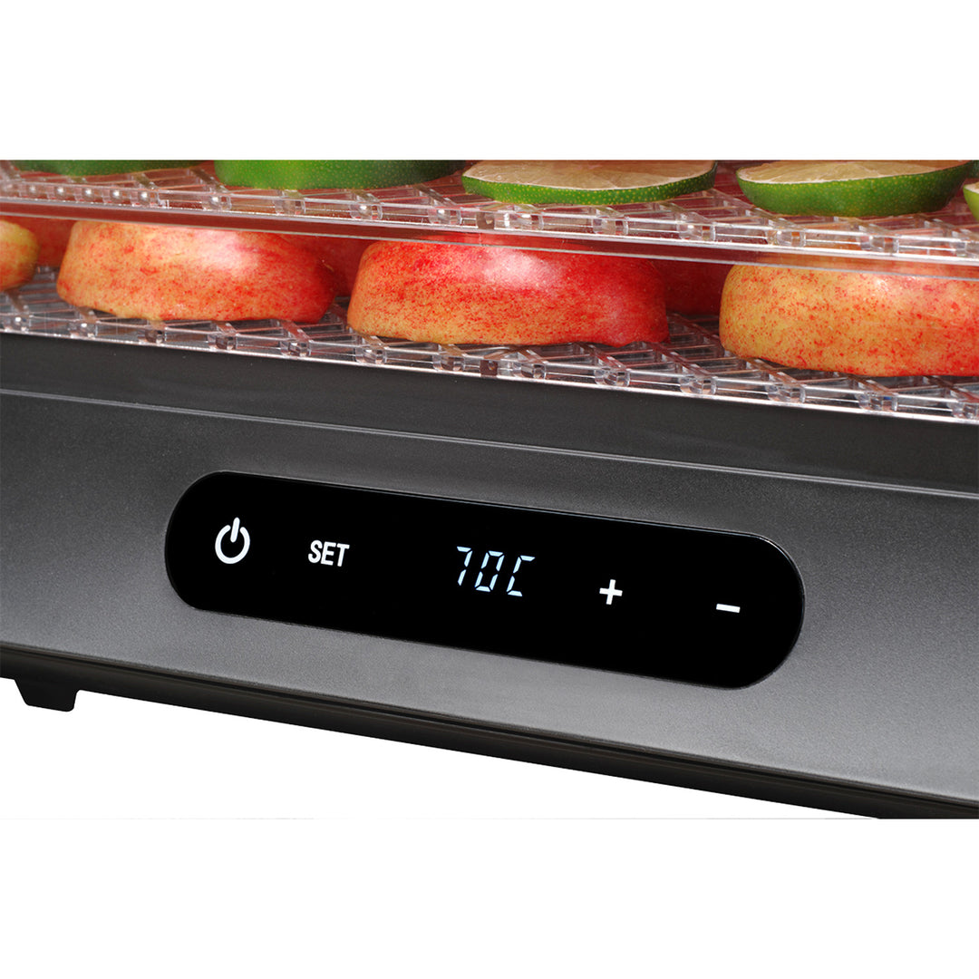 Secador de alimentos cogumelo frutas vegetais com 7 peneiras transparentes 500W Concept SO2041