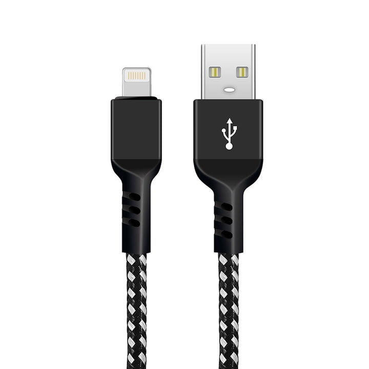 Cabo USB para Lightning, cabo de carregamento 1m, carregamento rápido 5V/2,4A, cabo de dados, cabo de carregamento rápido, cabo de conexão trançado de nylon de alta velocidade, transferência de dados (8 pinos)