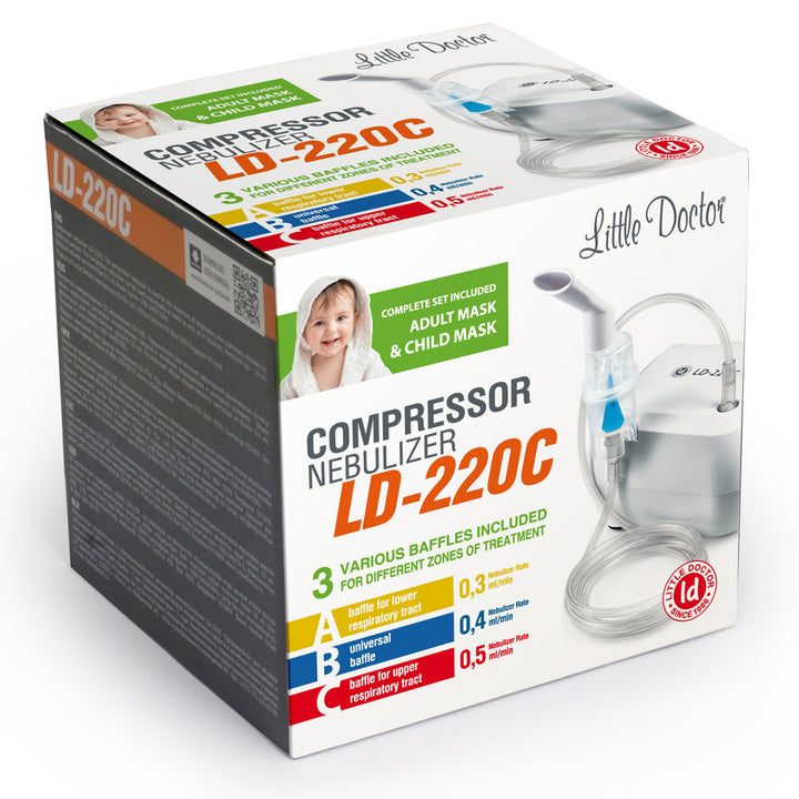 Inalador de pistão 10 ml 20 min. Pequeno Doutor LD-220C