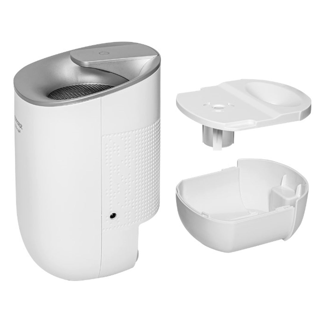Deshumidificador deshumidificador eléctrico 600 ml deshumidificador de ambientes para habitaciones de hasta 15 m2 300 ml / día (blanco) Perfect Air OV1100