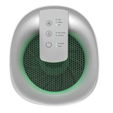 Concept Perfect Air OV1200 Deshumidificador y purificador de aire 2 en 1 750 ml / día para habitaciones de hasta 25m2, filtración de 3 etapas, purificador de aire de habitación con filtro de carbón Hepa 13 1L (blanco)